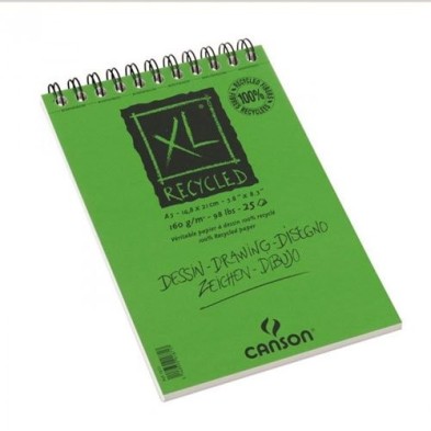 Materiais Belas Artes - Bloco Xl Reciclado Canson 21x29.7, 160 gr. 50 f. | totenart.com
