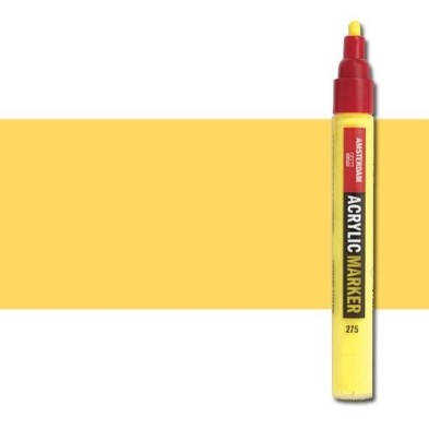 Materiais Belas Artes - Marcador acrilico Amsterdam amarelo naples escuro 223 (4 mm.) | totenart.com