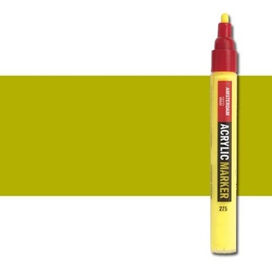 Materiais Belas Artes - Marcador acrilico Amsterdam color Verde Oliva Claro 621 (4 mm.) | totenart.com