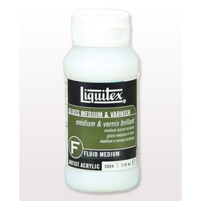 Materiais Belas Artes - Medium Verniz Brillante, Liquitex 118 ml. | totenart.com