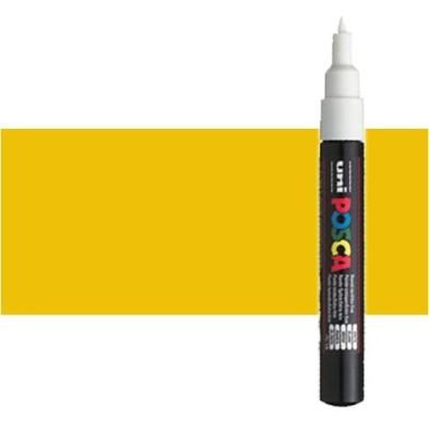 Materiais Belas Artes - Marcador Posca Laranja (N. 4) PC1M, ponta redonda (0.7 mm.) | totenart.com