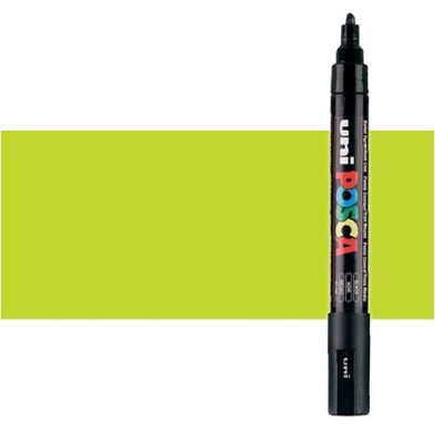 Materiais Belas Artes - Marcador Posca Verde maça (N. 72) PC5M, ponta redonda (1.8-2.5 mm.) | totenart.com