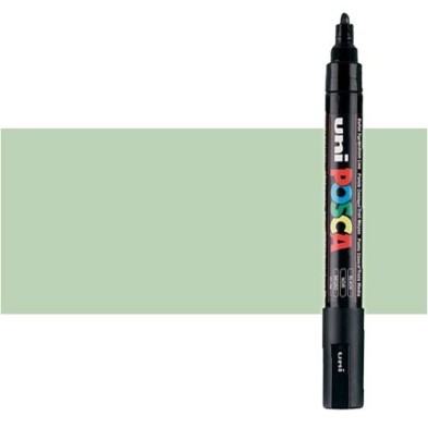 Materiais Belas Artes - Marcador Posca Verde claro (N. 5) PC5M, ponta redonda (1.8-2.5 mm.) | totenart.com