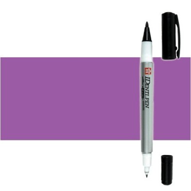 Materiais Belas Artes - Marcador IDenti pen Sakura, Violeta, 2 pontas | totenart.com