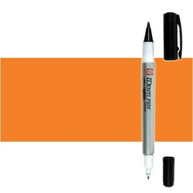Materiais Belas Artes - Marcador IDenti pen Sakura, Laranja, 2 pontas | totenart.com