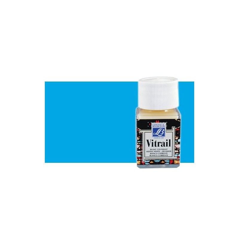 \nMateriais Belas Artes - Vitrail Azul Lefranc, 50 ml. | totenart.com
