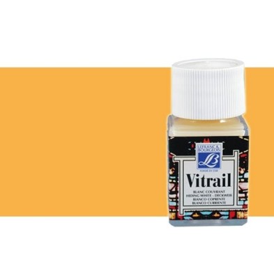 \nMateriais Belas Artes - Vitrail Amarelo Alaranjado Lefranc, 50 ml. | totenart.com