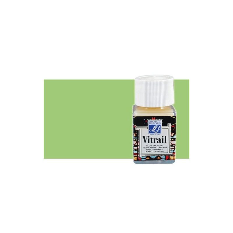 \nMateriais Belas Artes - Vitrail Verde Claro Lefranc, 50 ml. | totenart.com