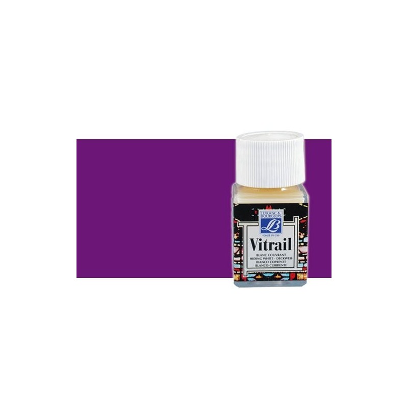 \nMateriais Belas Artes - Vitrail Violeta Lefranc, 50 ml. | totenart.com