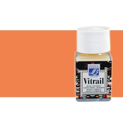 \nMateriais Belas Artes - Vitrail Laranja Lefranc, 50 ml. | totenart.com