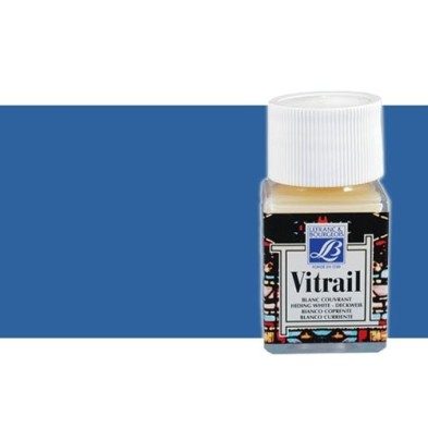 \nMateriais Belas Artes - Vitrail Azul intenso Lefranc, 50 ml. | totenart.com