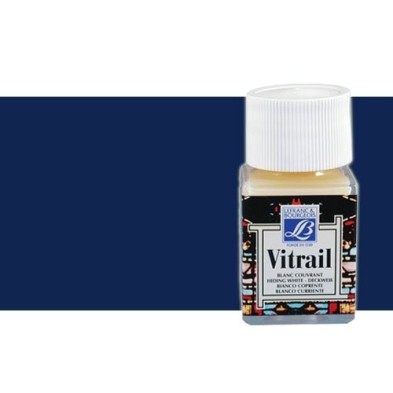 \nMateriais Belas Artes - Vitrail Azul profundo Lefranc, 50 ml. | totenart.com