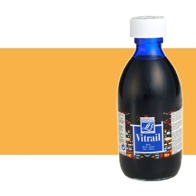 Materiais Belas Artes - Vitrail Amarelo alaranjado Lefranc, 250 ml. | totenart.com\n