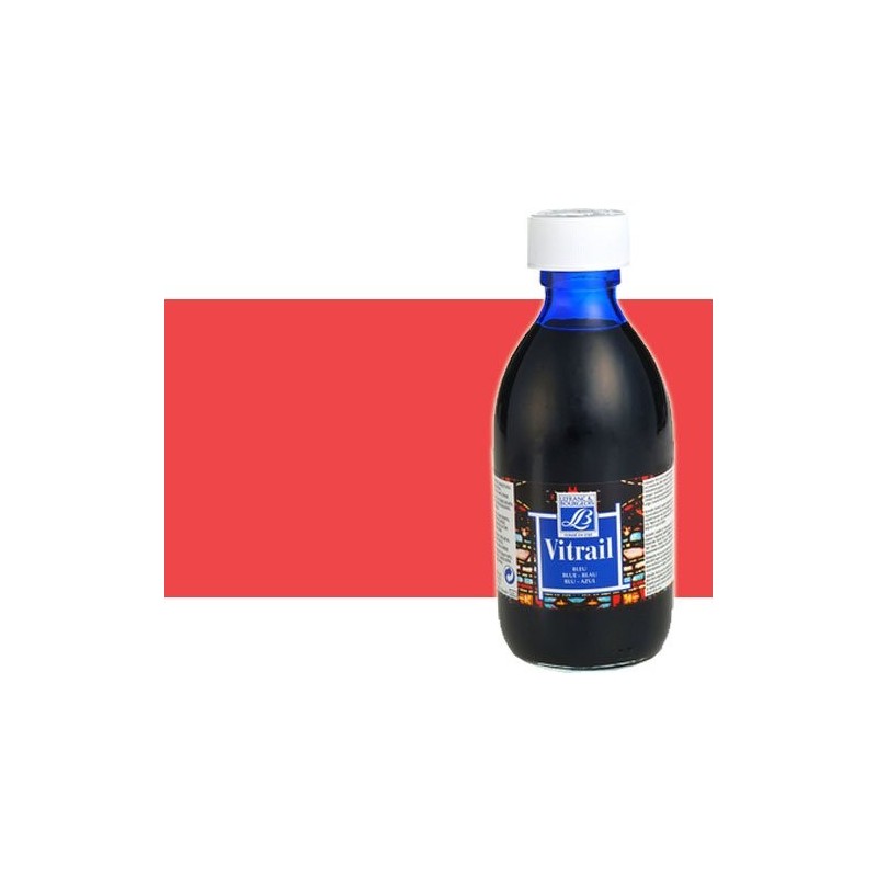 Materiais Belas Artes - Vitrail Vermelho Lefranc, 250 ml. | totenart.com\n
