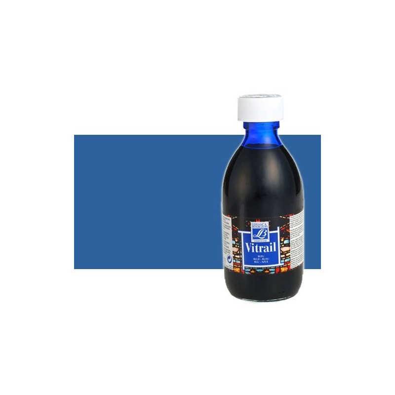 Materiais Belas Artes - Vitrail Azul Lefranc, 250 ml. | totenart.com\n