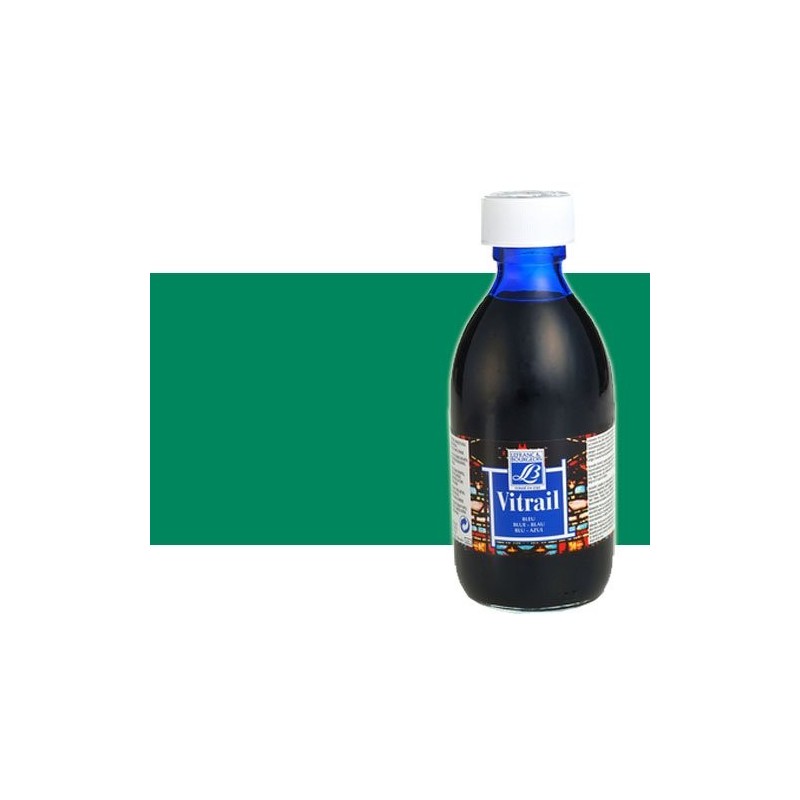 Materiais Belas Artes - Vitrail Verde Intensso Lefranc, 250 ml. | totenart.com\n