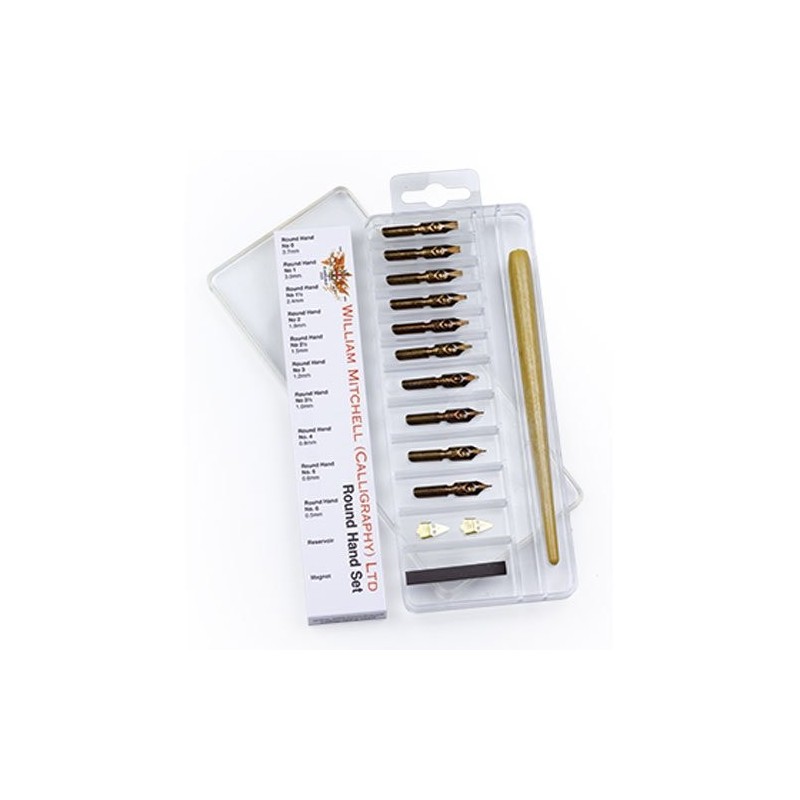 Materiais Belas Artes - William Mitchell Round Hand set caligrafia | totenart.com