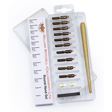 Materiais Belas Artes - William Mitchell Round Hand set caligrafia | totenart.com