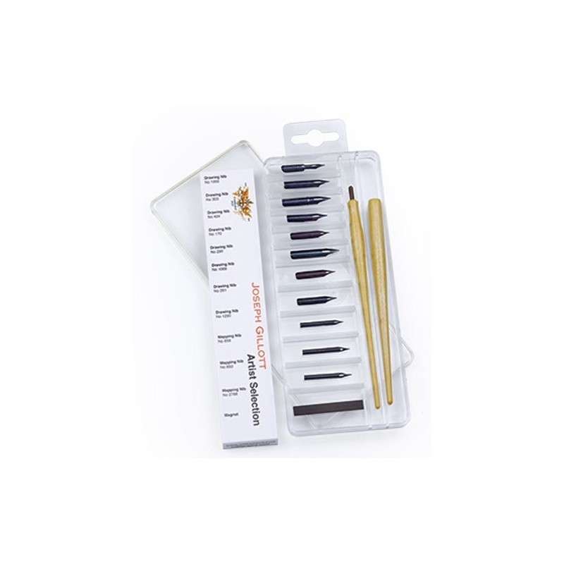 Material Bellas Artes - Dibujo - Joseph Gillott Artist Selection set caligrafia | totenart.com