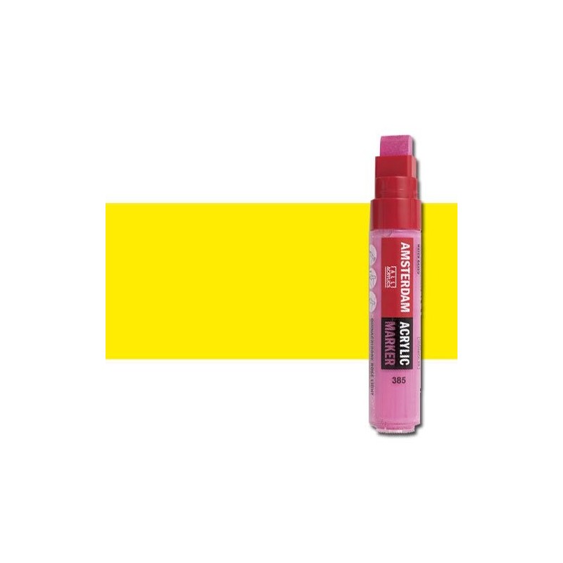 Materiais Belas Artes - Marcador acrilico Amsterdam color Amarelo Primario 275 (2mm.) | totenart.com