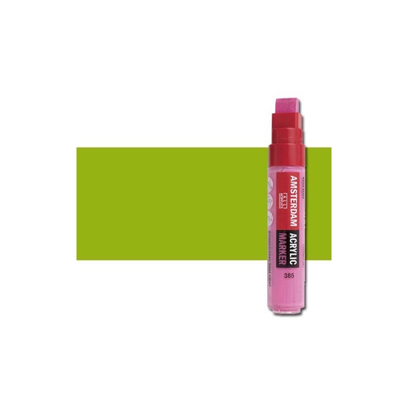 Materiais Belas Artes - Marcador acrilico Amsterdam color Verde Amarelado 617 (15mm.) | totenart.com