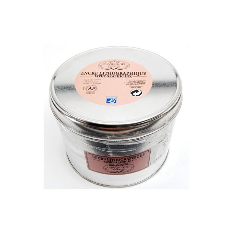 Materiais Belas Artes - Tinta Lito, Preta, A MONTER Charbonnel, 800 ml. | totenart.com