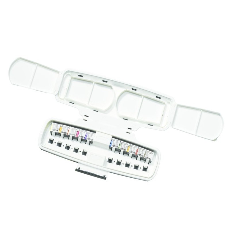 Materiais Belas Artes - Caixa 10 aquarelas Schmincke Akademie 1/2 godets | totenart.com\n