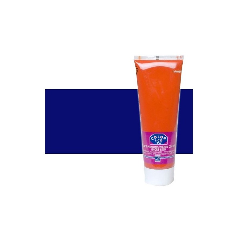 Materiais Belas Artes - Tinta Linogravura Azul Brilhante, Tubo 250 ml.\n\n | totenart.com