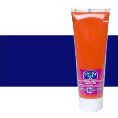 Materiais Belas Artes - Tinta Linogravura Azul Brilhante, Tubo 250 ml.\n\n | totenart.com