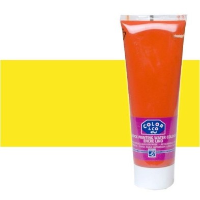 Materiais Belas Artes - Tinta Linogravura Amarelo Limao, Tubo 250 ml. | totenart.com