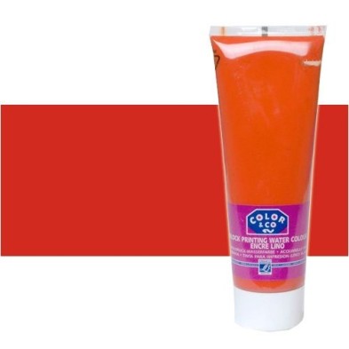 Materiais Belas Artes - Tinta Linogravura Vermelho Primario, Tubo 250 ml. | totenart.com