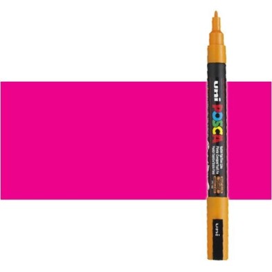 Materiais Belas Artes - Marcador Posca Rosa (N. 13) PC3M, ponta redonda (0.9-1.3 mm.) | totenart.com