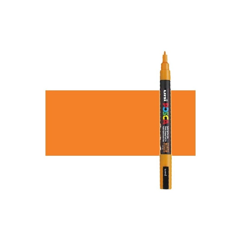 Materiais Belas Artes - Marcador Posca Laranja (N. 4) PC3M, ponta redonda (0.9-1.3 mm.) | totenart.com