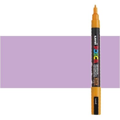Materiais Belas Artes - Marcador Posca Lilás (N. 34) PC3M, ponta redonda (0.9-1.3 mm.) | totenart.com