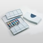 Materiais Belas Artes - Caixa 24 aquarelas Cotman 1/2 godet e pincel Winsor & Newton | totenart.com\n