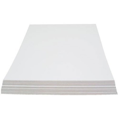 Papelao Cinza/Branco, 450 gr., 70x100 cm.