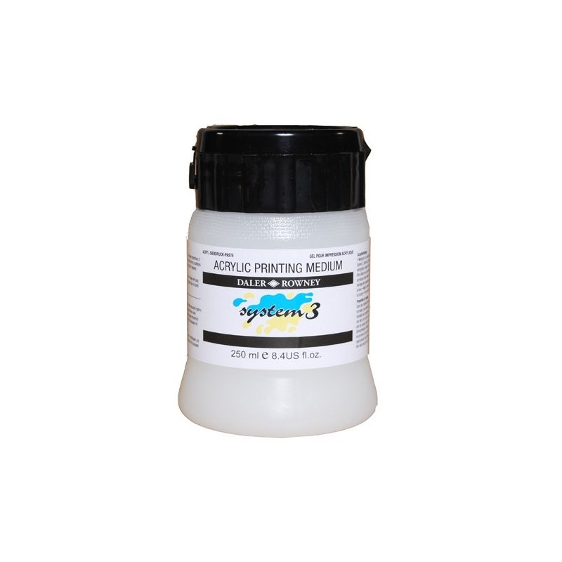 Materiais Belas Artes - Medium para SERIGRAFIA System 3 Acrylic Printing Medium (250 ml) | totenart.com