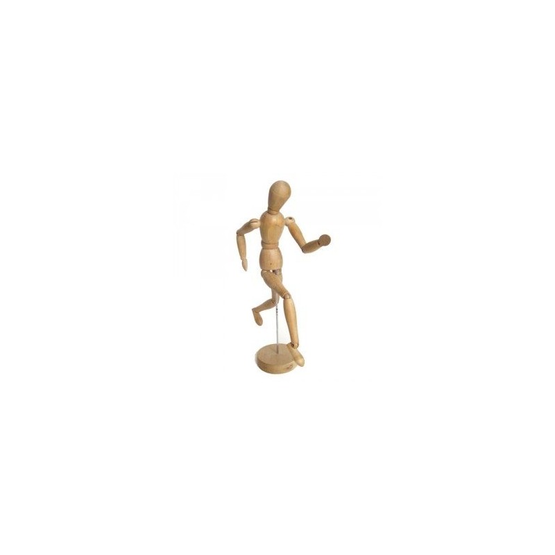 Articulated Mannequin 65 cm, feminino,  Natural wood