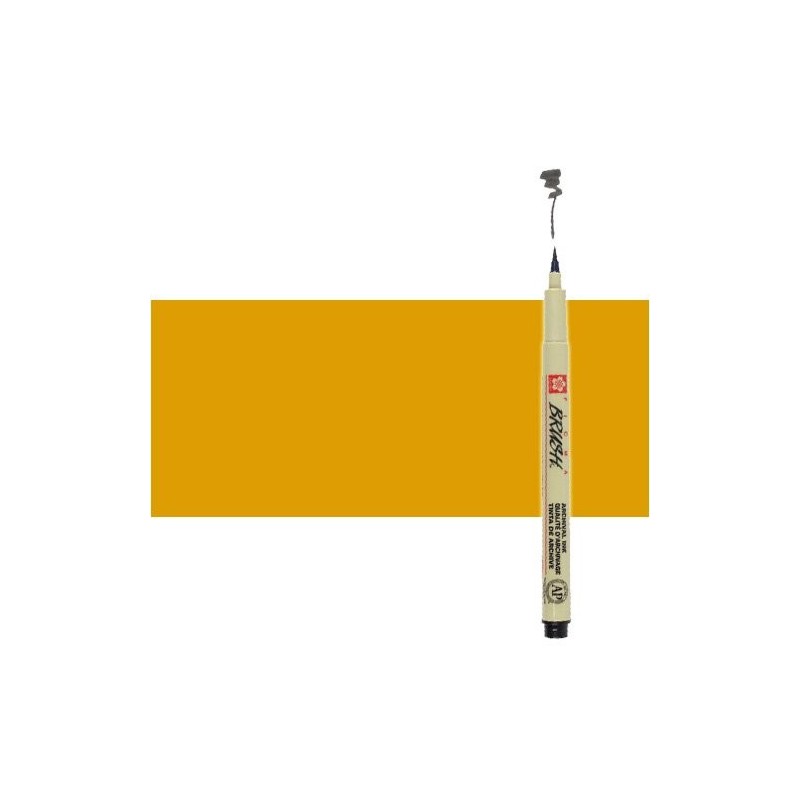 Materiais Belas Artes - Marcador Laranja Pigma Brush Sakura | totenart.com