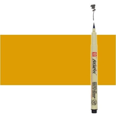 Materiais Belas Artes - Marcador Laranja Pigma Brush Sakura | totenart.com