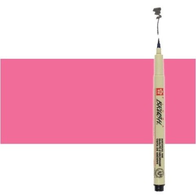 Materiais Belas Artes - Marcador Rosa Pigma Brush Sakura | totenart.com