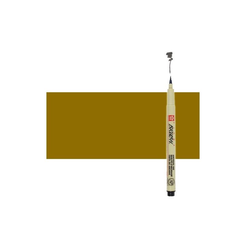 Materiais Belas Artes - Marcador Sepia Pigma Brush Sakura | totenart.com