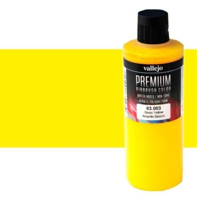 Materiais Belas Artes - Premium acrilico Vallejo Amarelo basico opaco 200 ml. | totenart.com