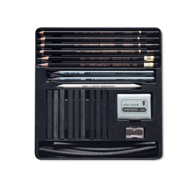 Materiais Belas Artes - Caixa metal desenho sortida Giocconda 24p. | totenart.com