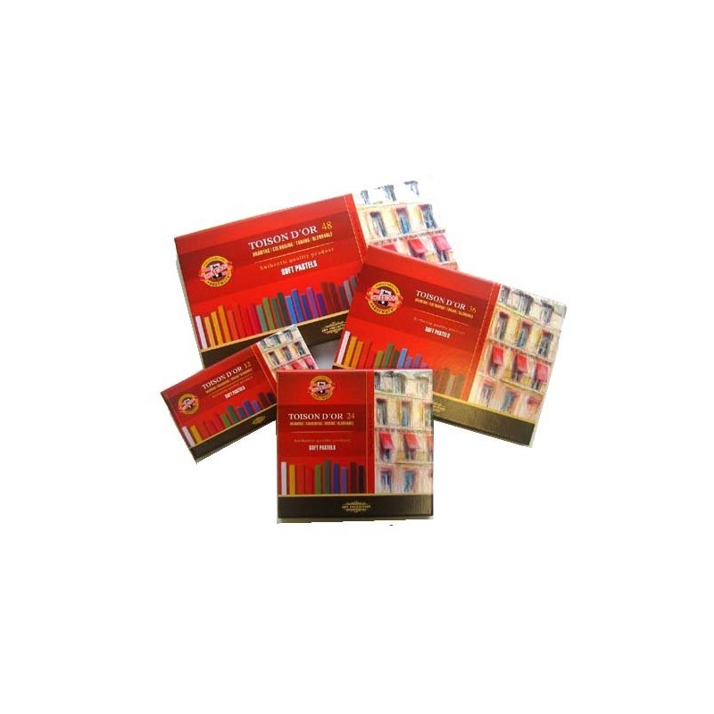 Material Bellas Artes – pintura-y-dibujo - Bares Caso Pastel Toison d\'Or, Koh-i-Noor (48 cores) | totenart.com