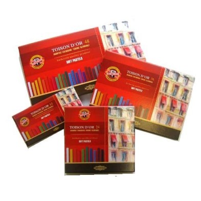 Material Bellas Artes – pintura-y-dibujo - Bares Caso Pastel Toison d\'Or, Koh-i-Noor (48 cores) | totenart.com