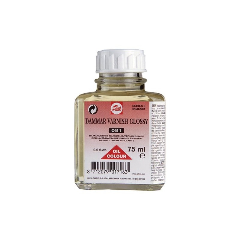 Materiais Belas Artes - Verniz Damar brilhante Talens, 75 ml. | totenart.com