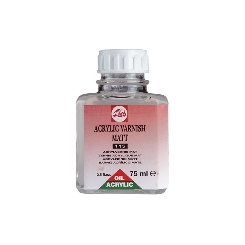 Materiais Belas Artes - Verniz acrilico mate Talens, 75ml. | totenart.com