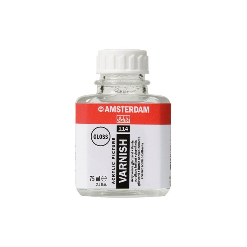 Materiais Belas Artes - Verniz acrilico brilhante Amsterdam Talens, 75 ml. | totenart.com