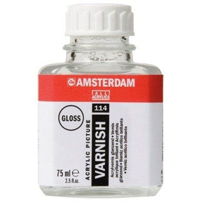 Materiais Belas Artes - Verniz acrilico brilhante Amsterdam Talens, 75 ml. | totenart.com
